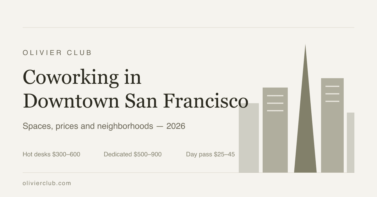 Coworking Spaces Near Downtown San Francisco: A Founder's Guide